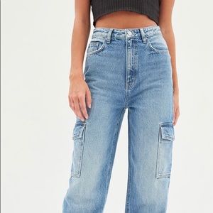PacSun Light Cargo 90s Boyfriend Jeans